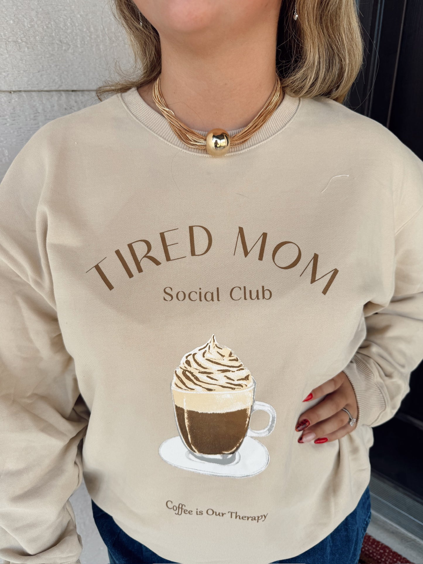 Tired Mom Sweatshirt