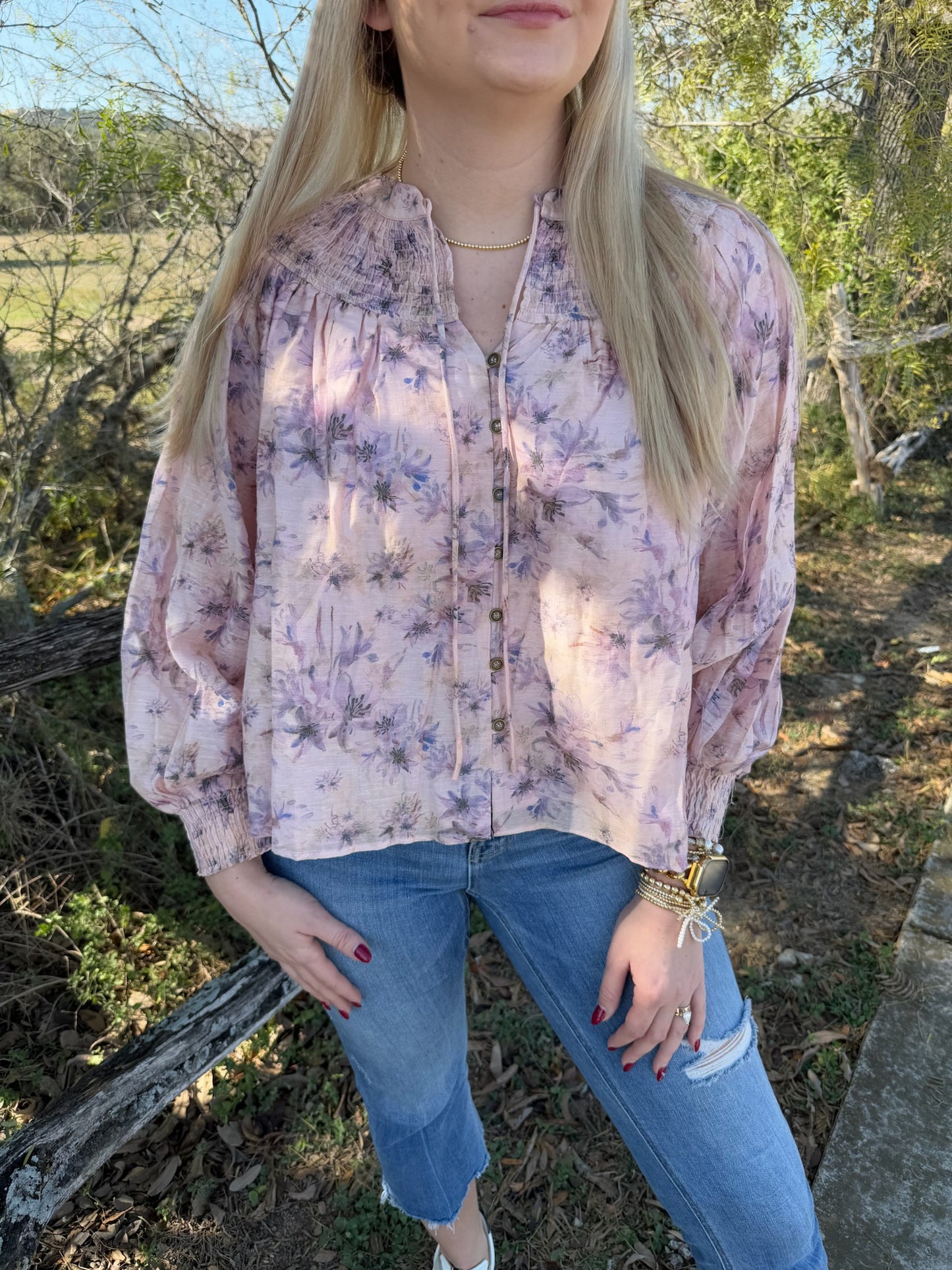 Edie Top - Lilac Mix