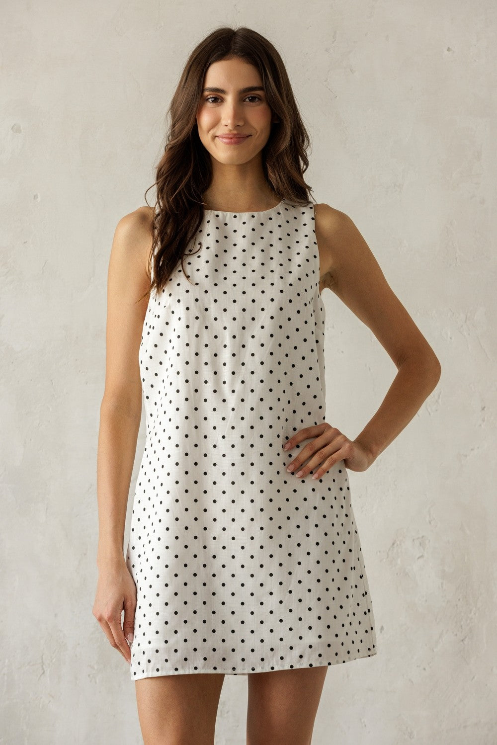 Rosaline Mini Dress - White Mix