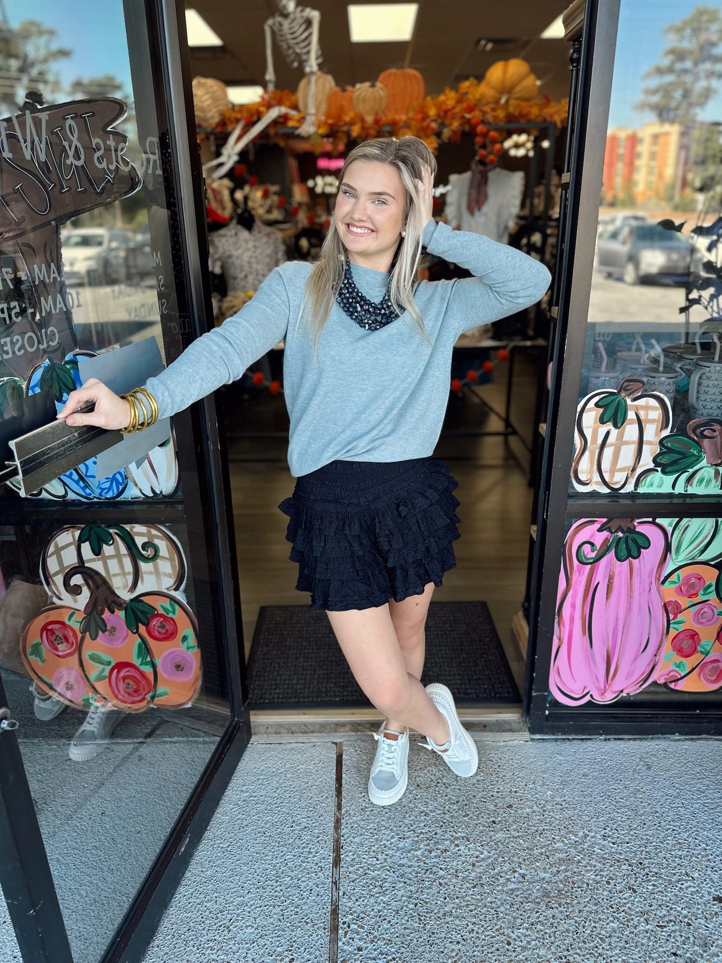 Ruffled Away Skort