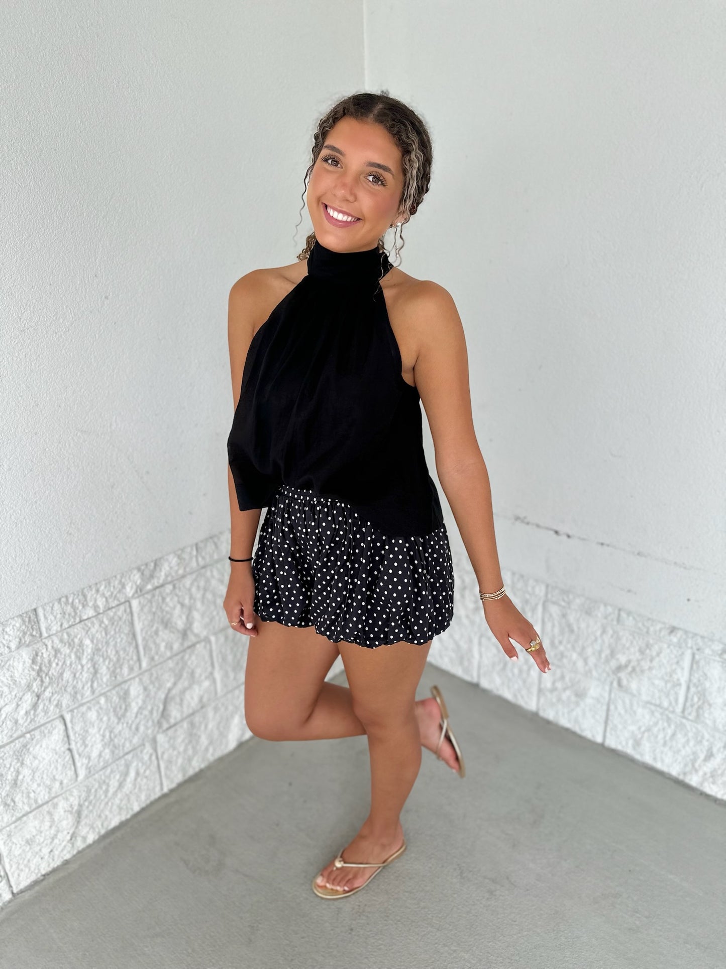 Holly Top - black