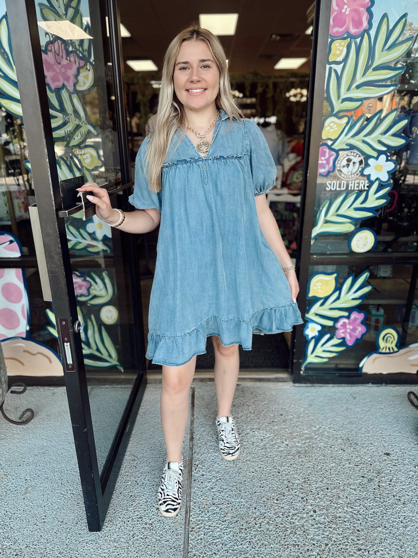 Swaying Denim Mini
