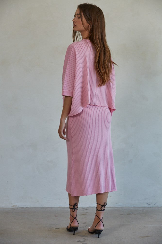 Off The Grid Top-Light Pink