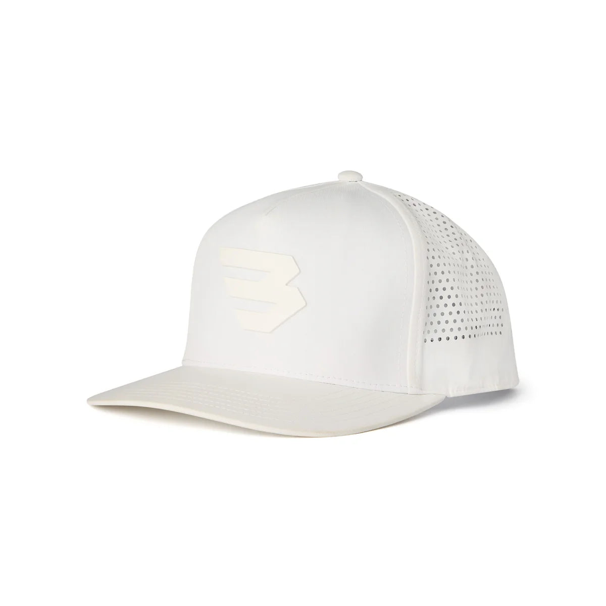 ALL white Flying B Logo Performance Cap