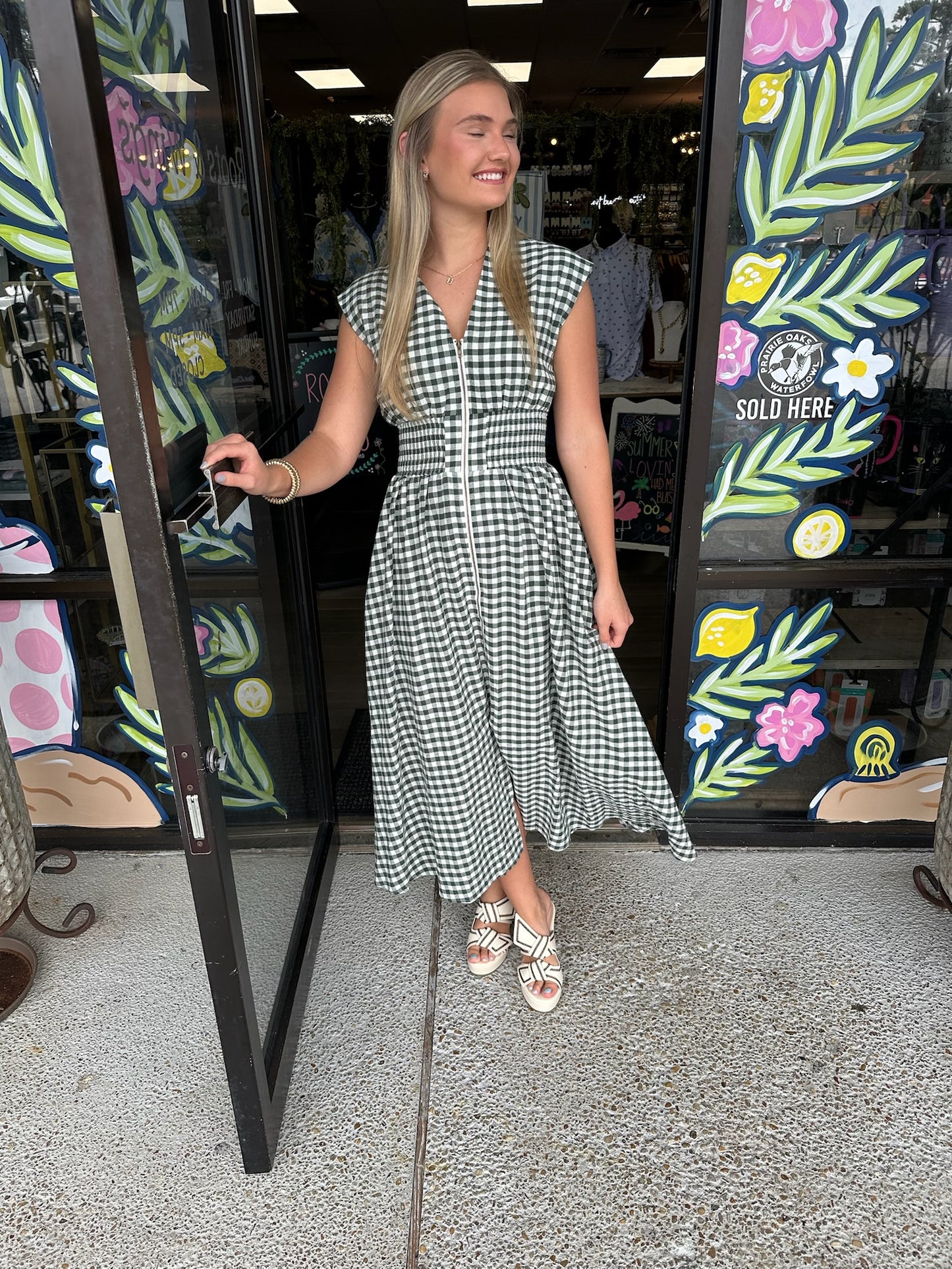 Gingham Time Midi