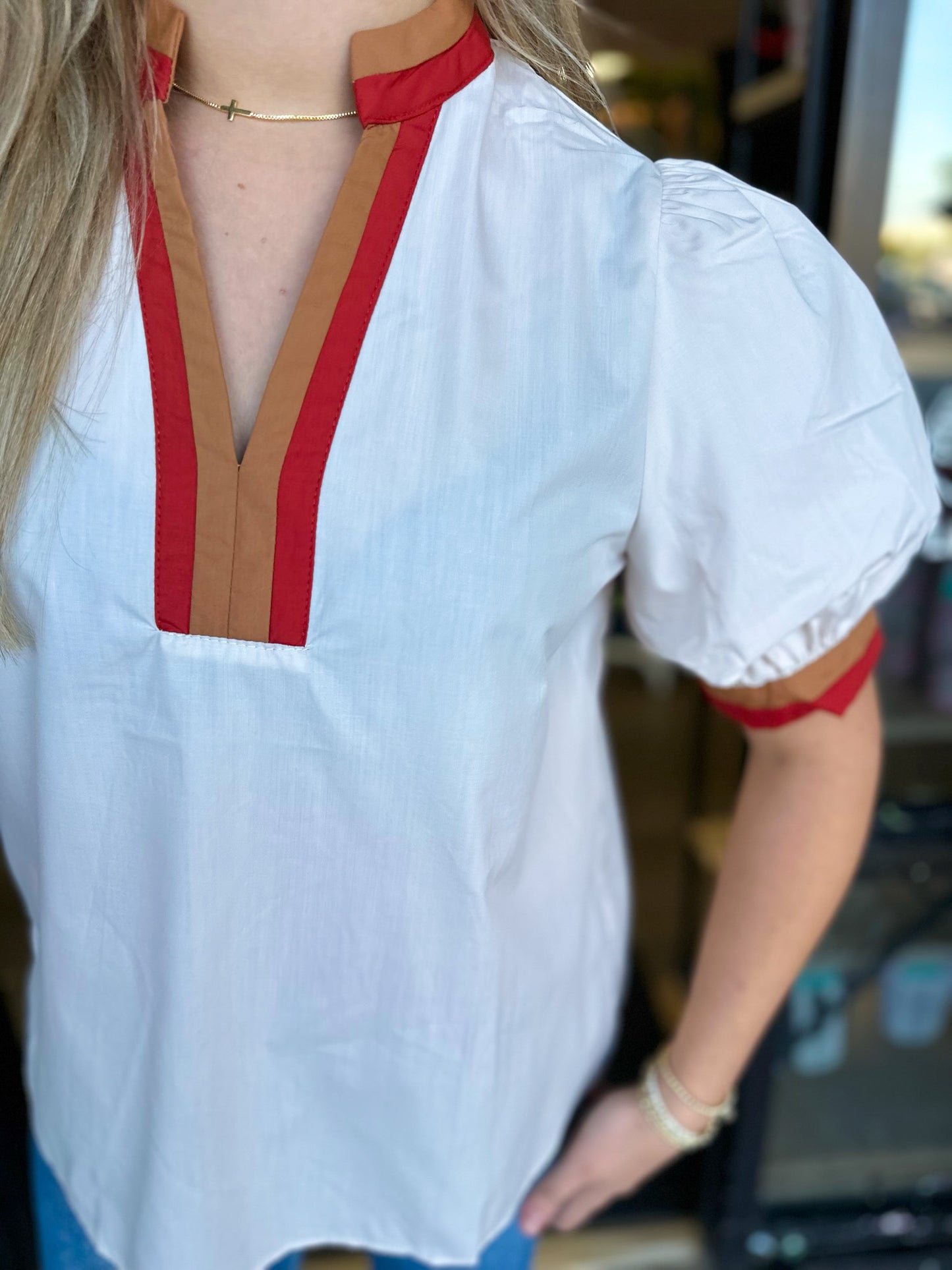 Two Tone Babe Top