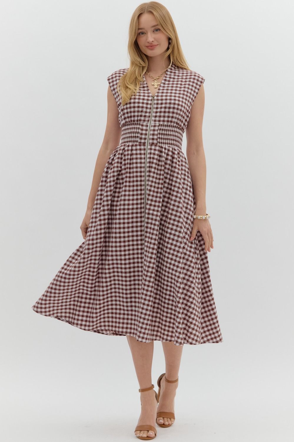Gingham Time Midi
