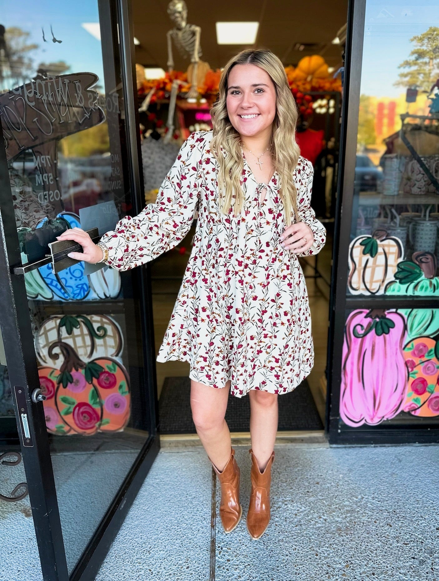 Fall In Love-Cream Multi Floral