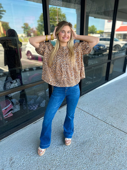 Greta Leopard Shirt