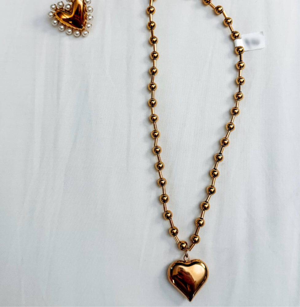 Bubble Heart Necklace