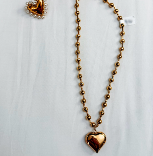 Bubble Heart Necklace