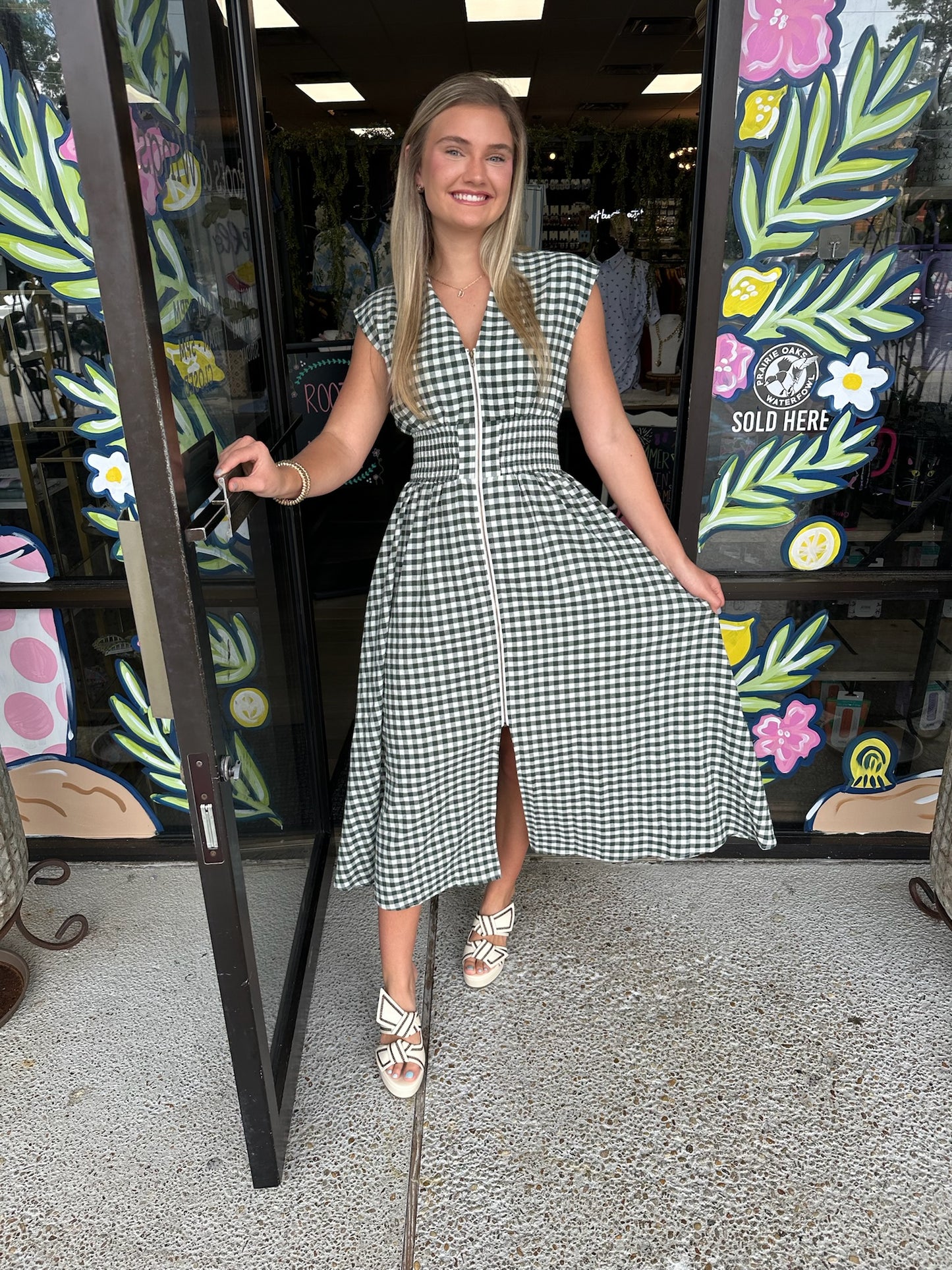 Gingham Time Midi