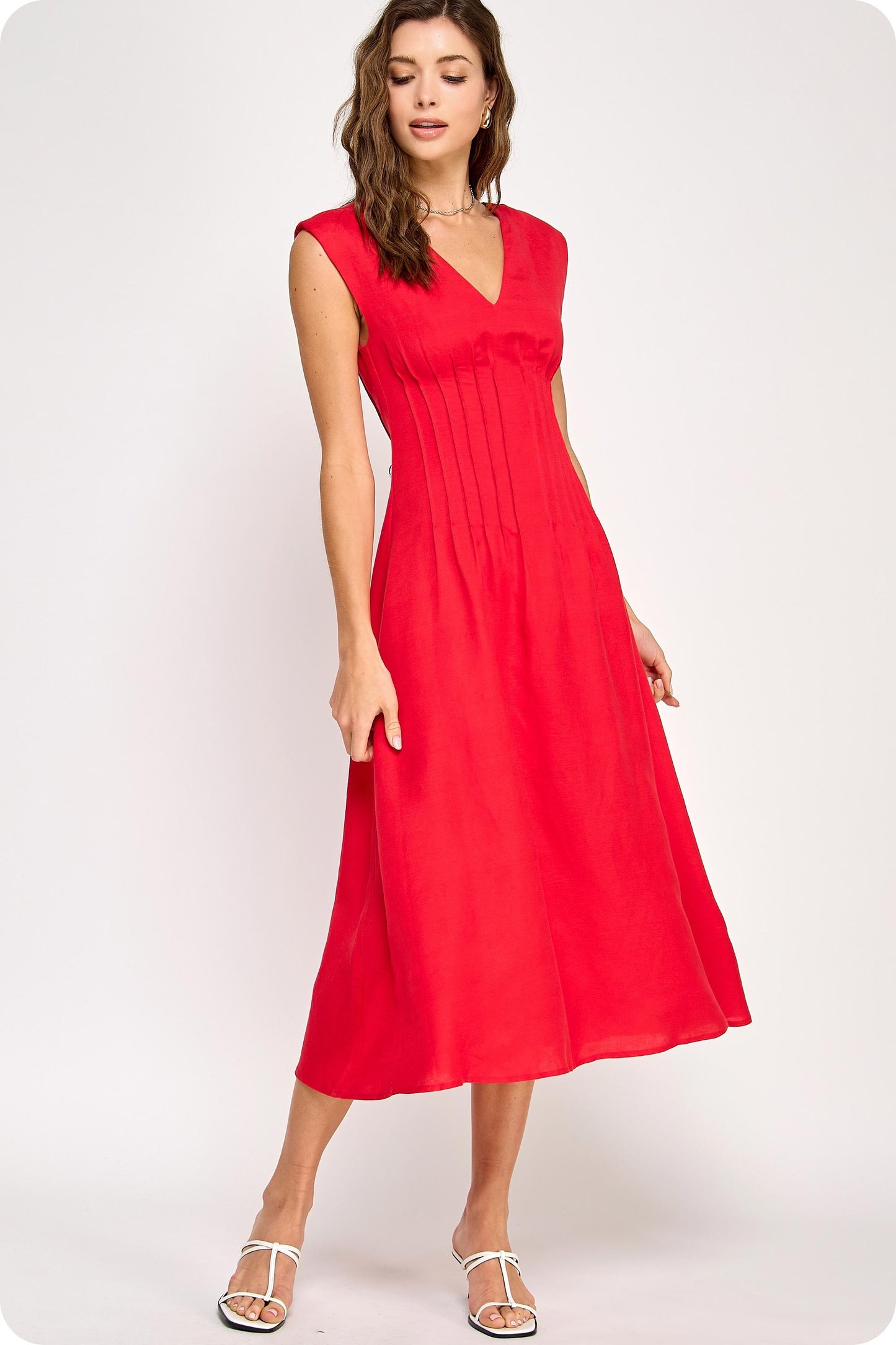 Pintucked Kiss Midi