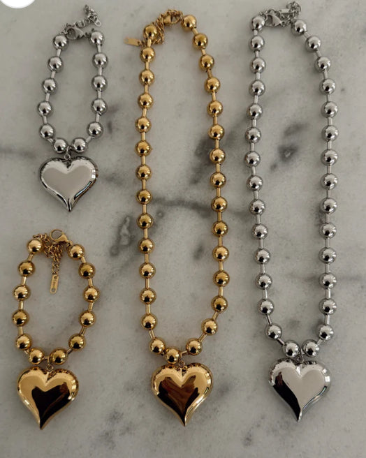 Bubble Heart Bracelet