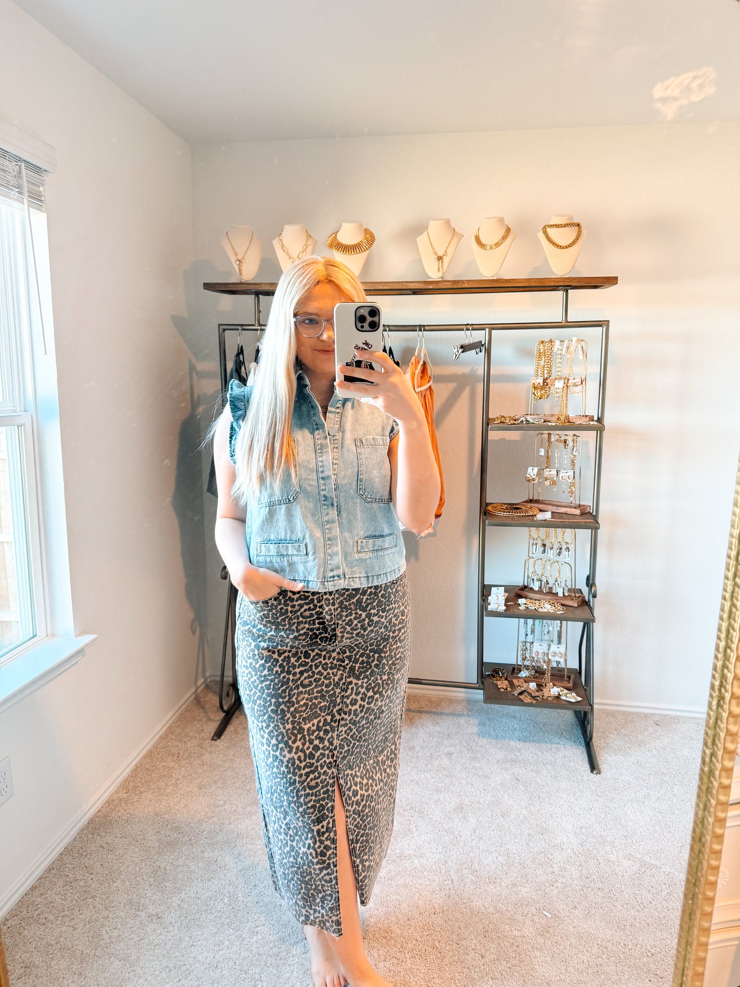 Sweetest Little Denim Vest