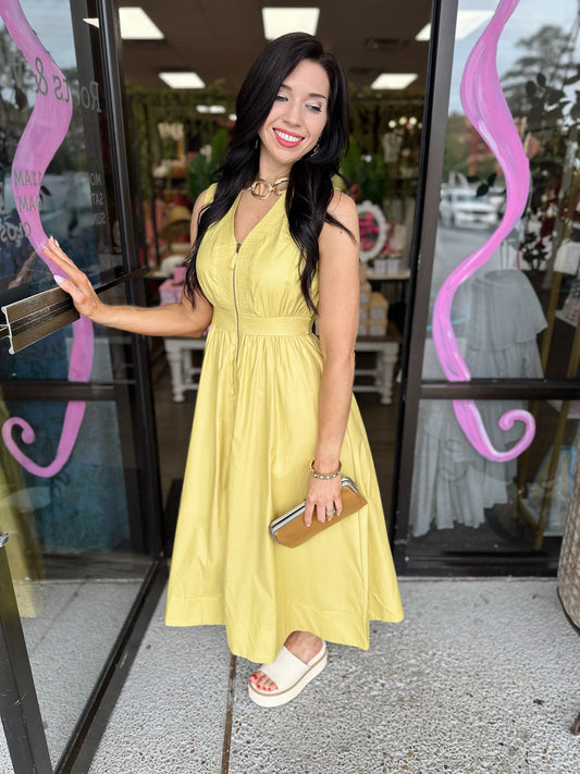 Brownie Dress - citron