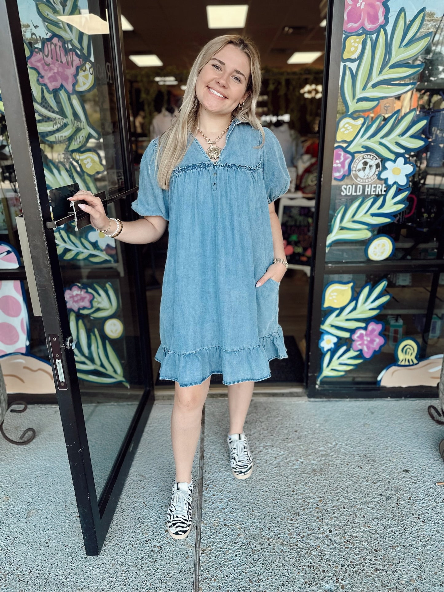 Swaying Denim Mini