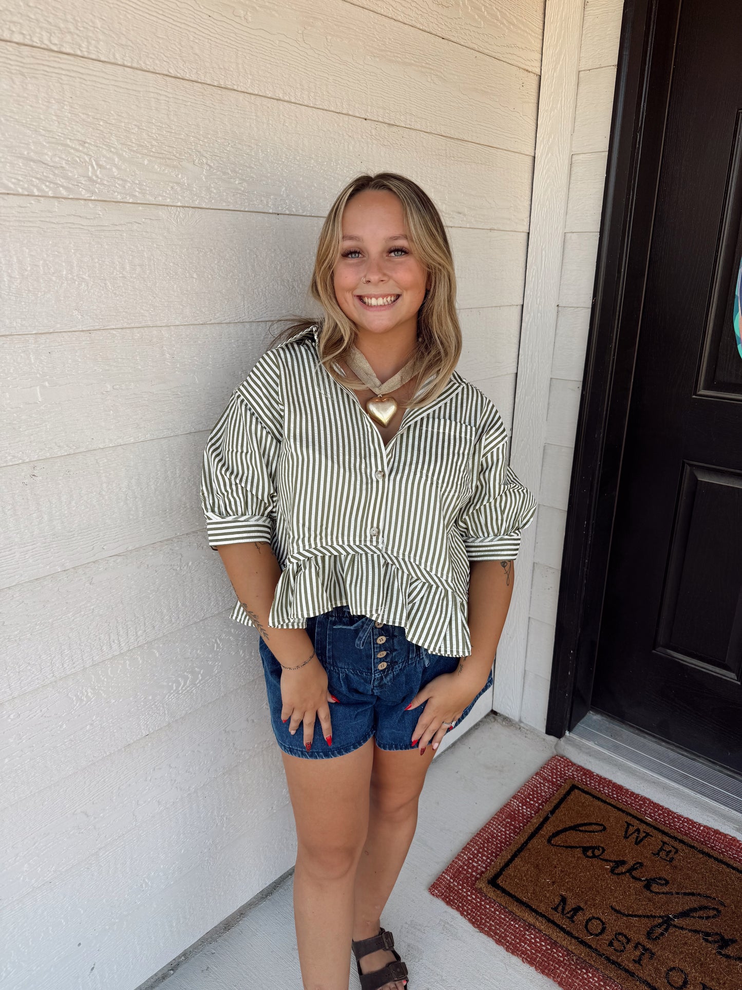 Striped Babe Top