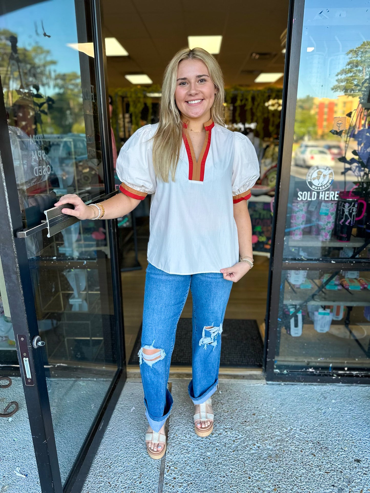 Two Tone Babe Top