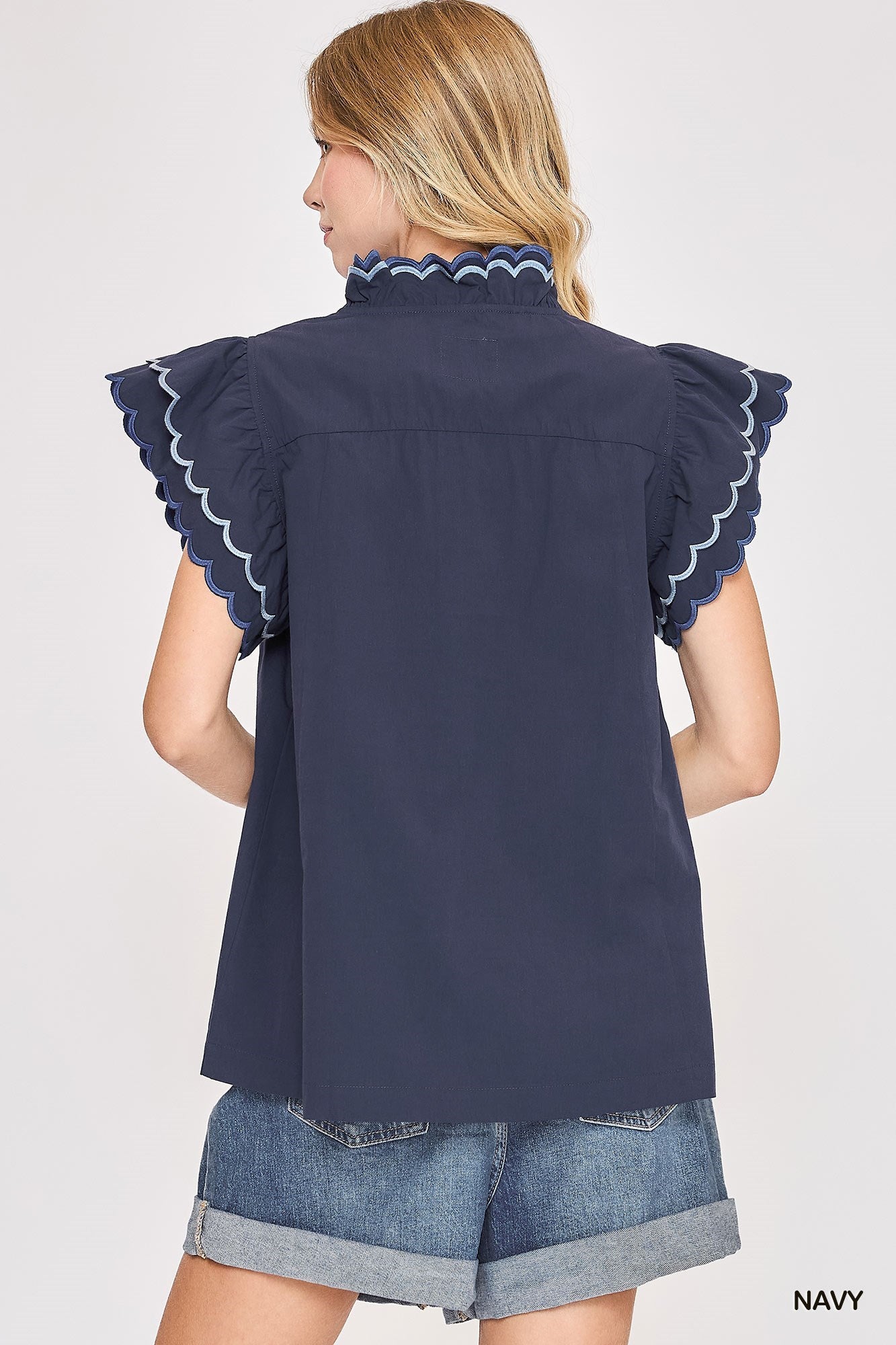 Misty Scalloped Ruffle