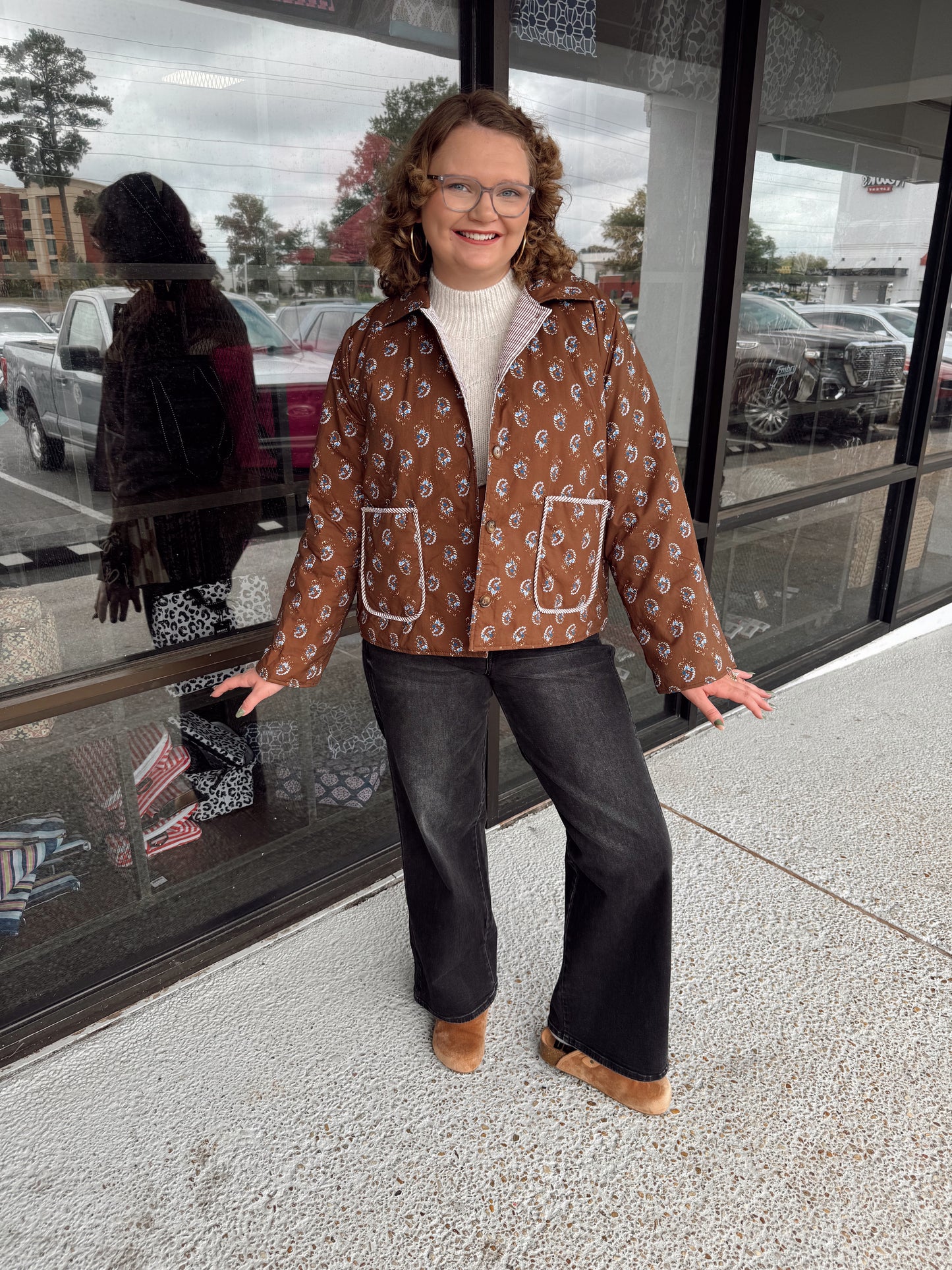 Fall Cutie Jacket-Mocha