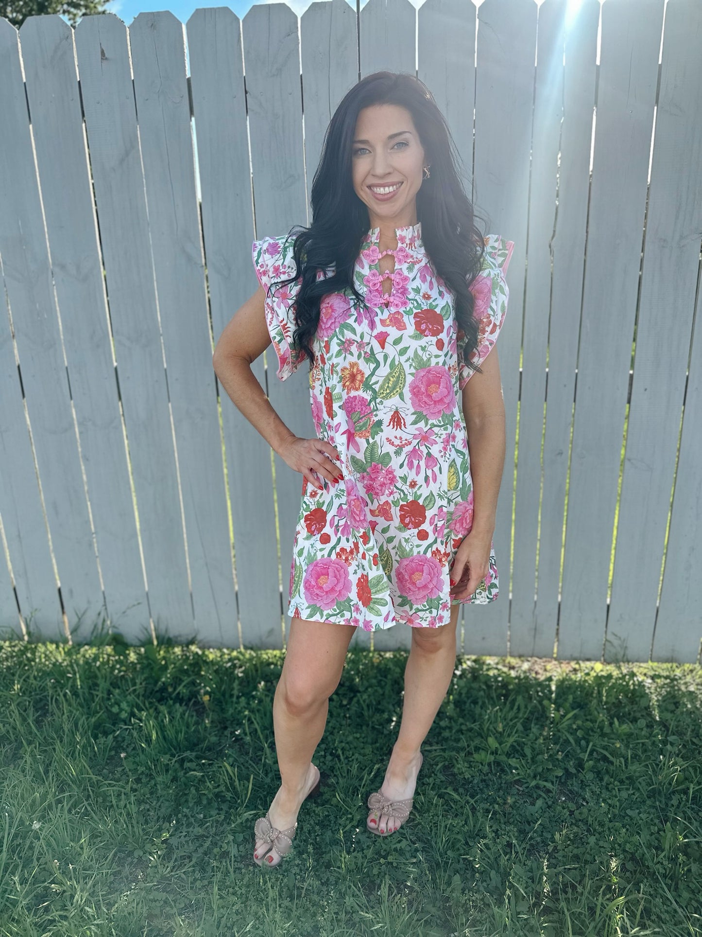 Adelyn Dress - pink