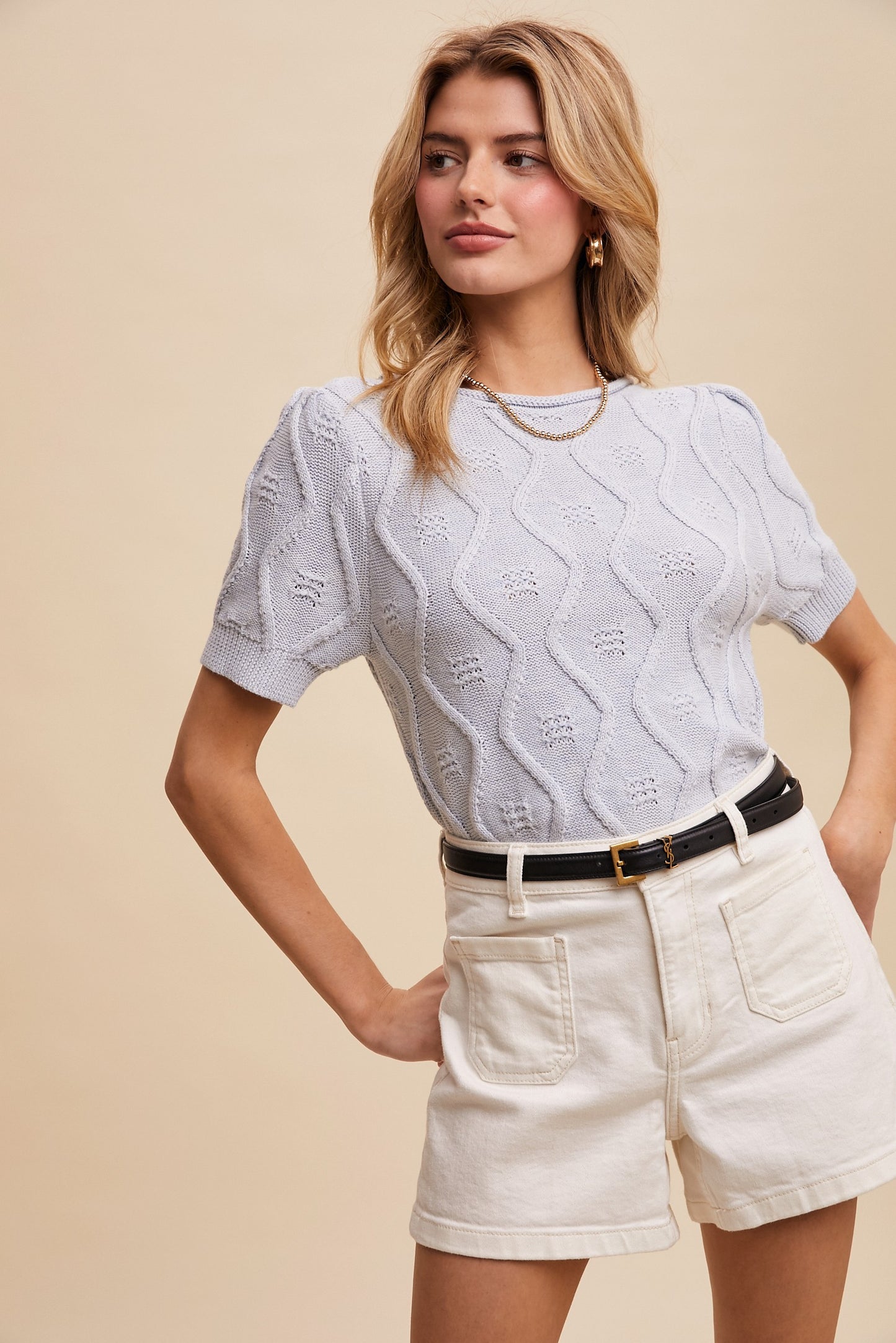 Textured Kisses Top