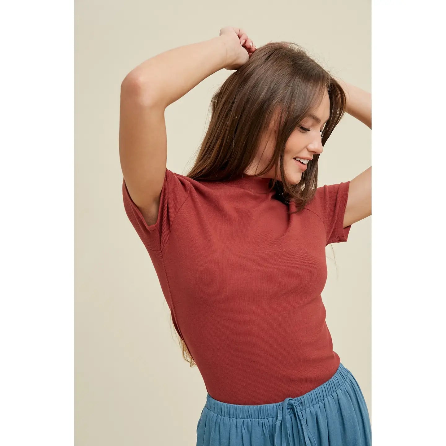 Ribbed Slate Tee