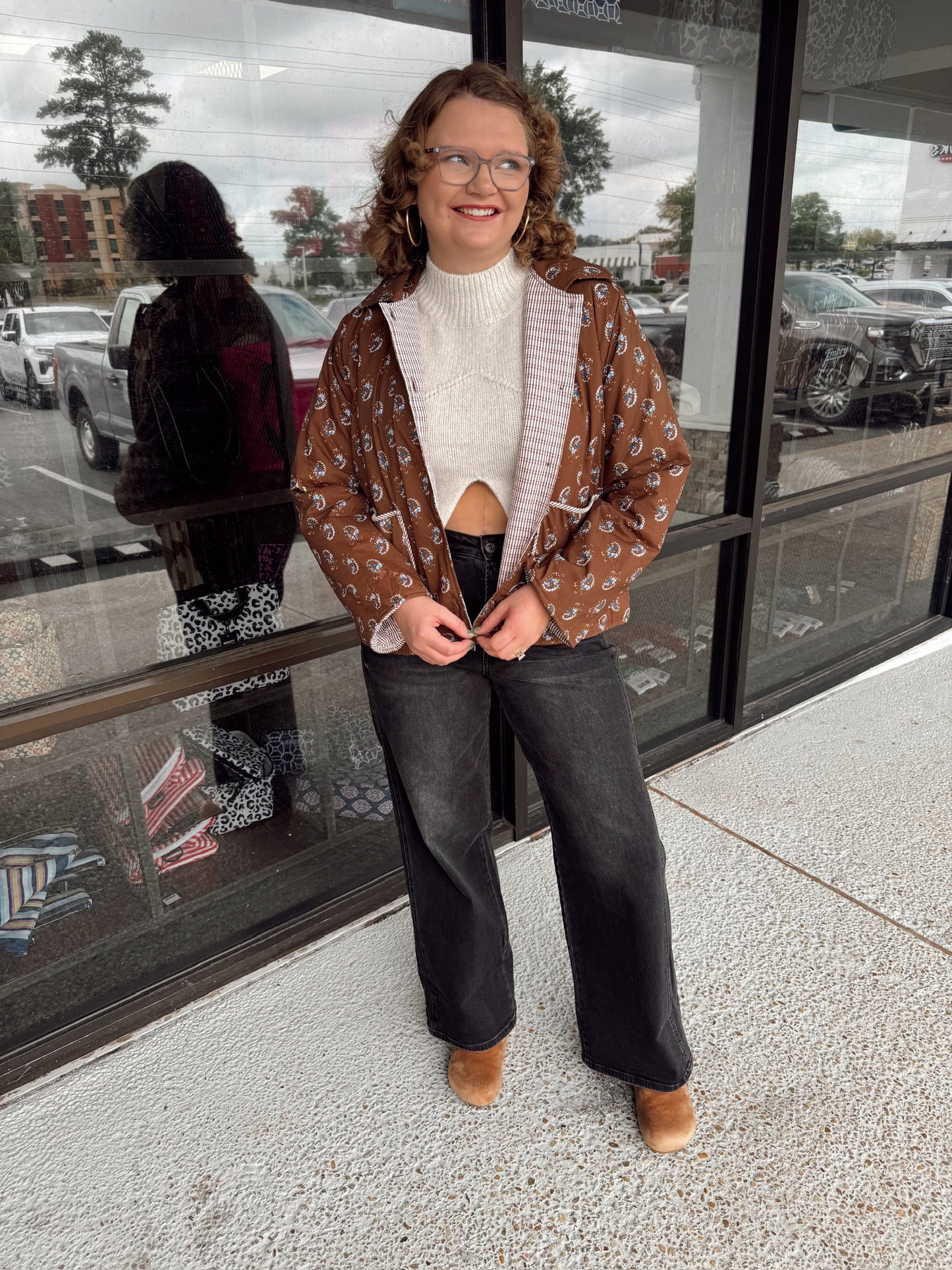 Fall Cutie Jacket-Mocha