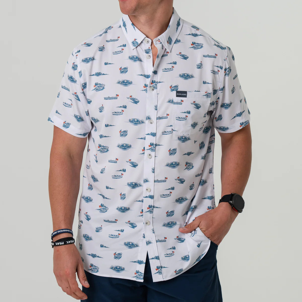 Performance Button Up