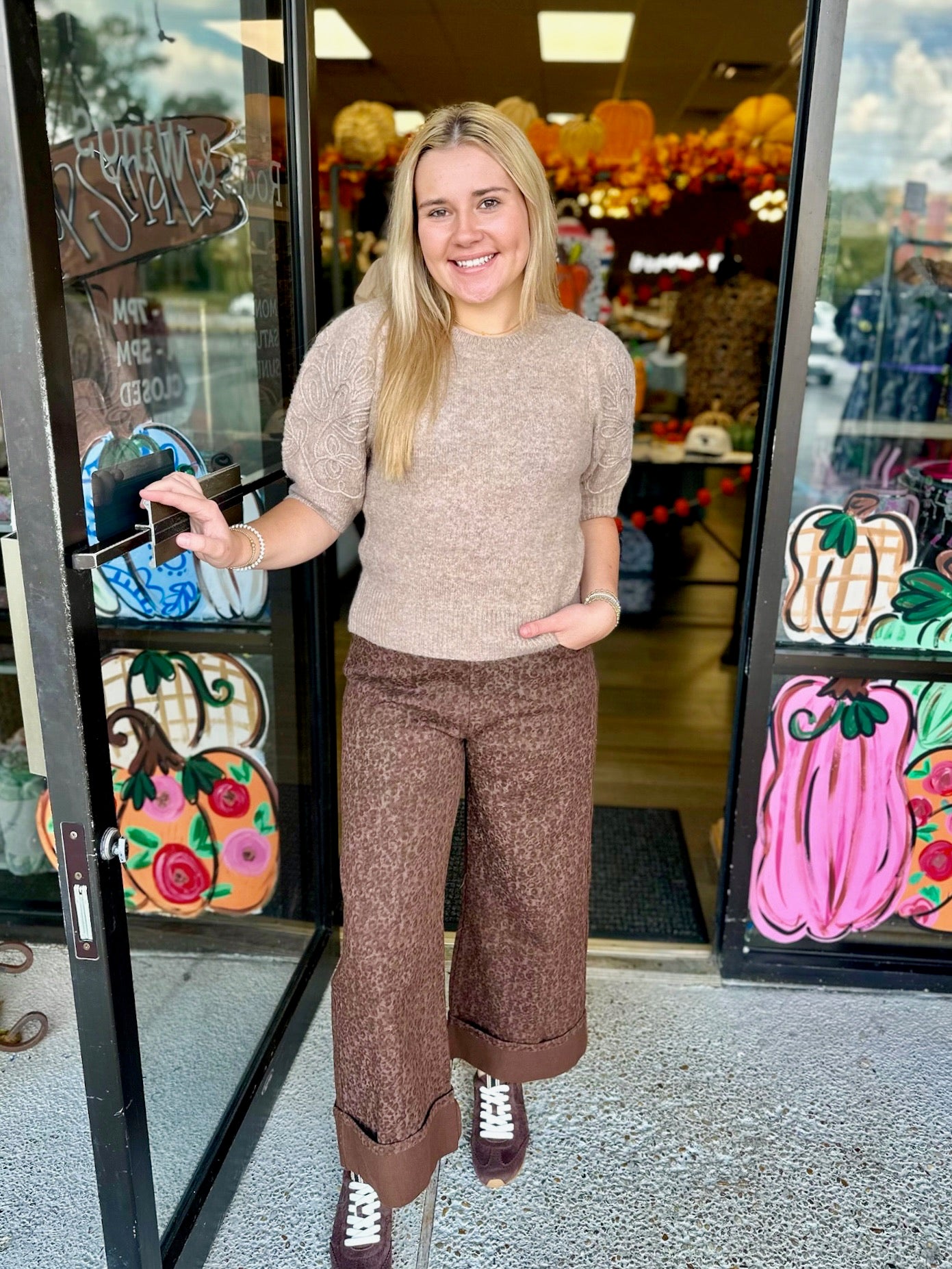 Leopard Babe Pants