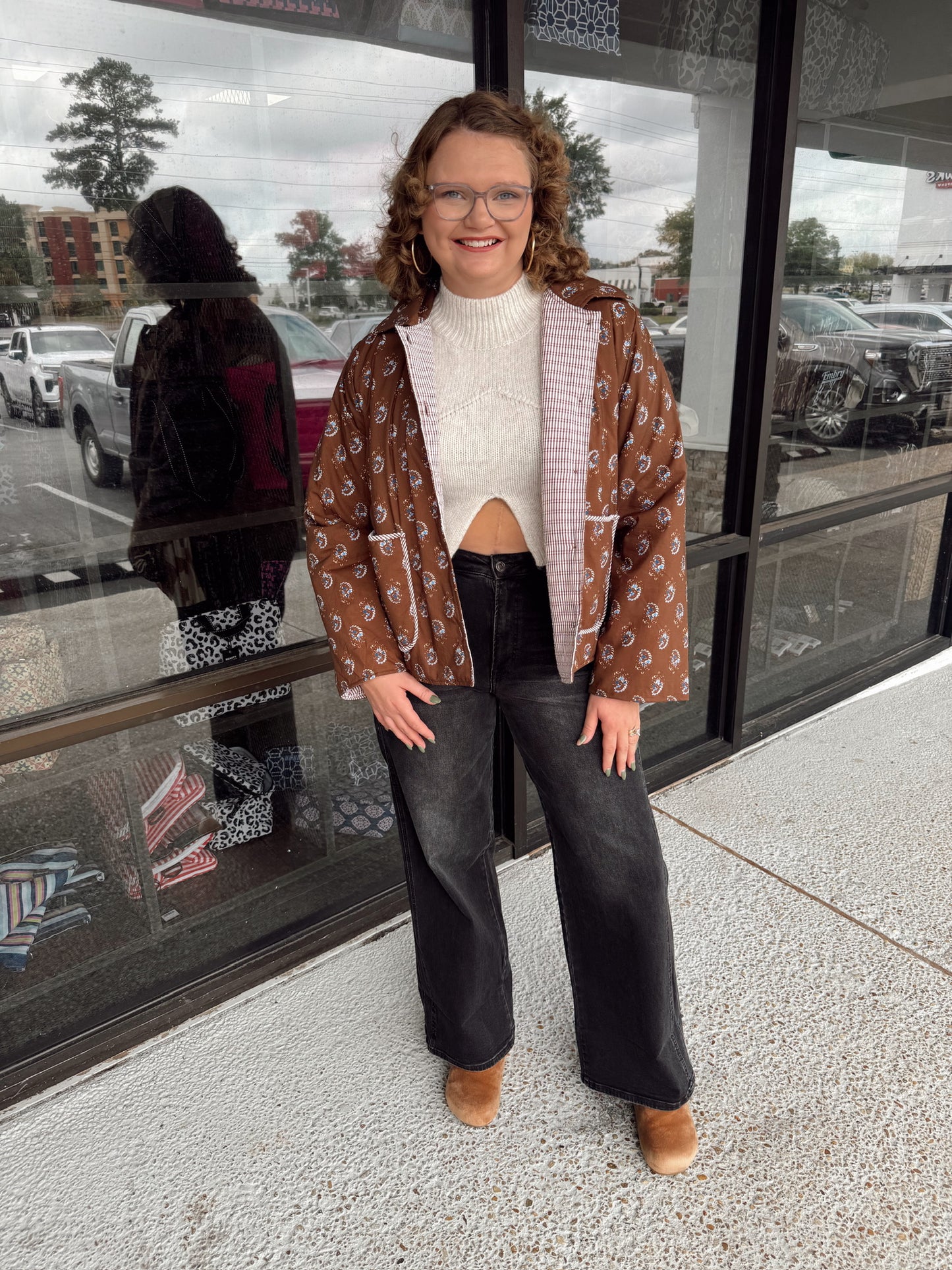 Fall Cutie Jacket-Mocha