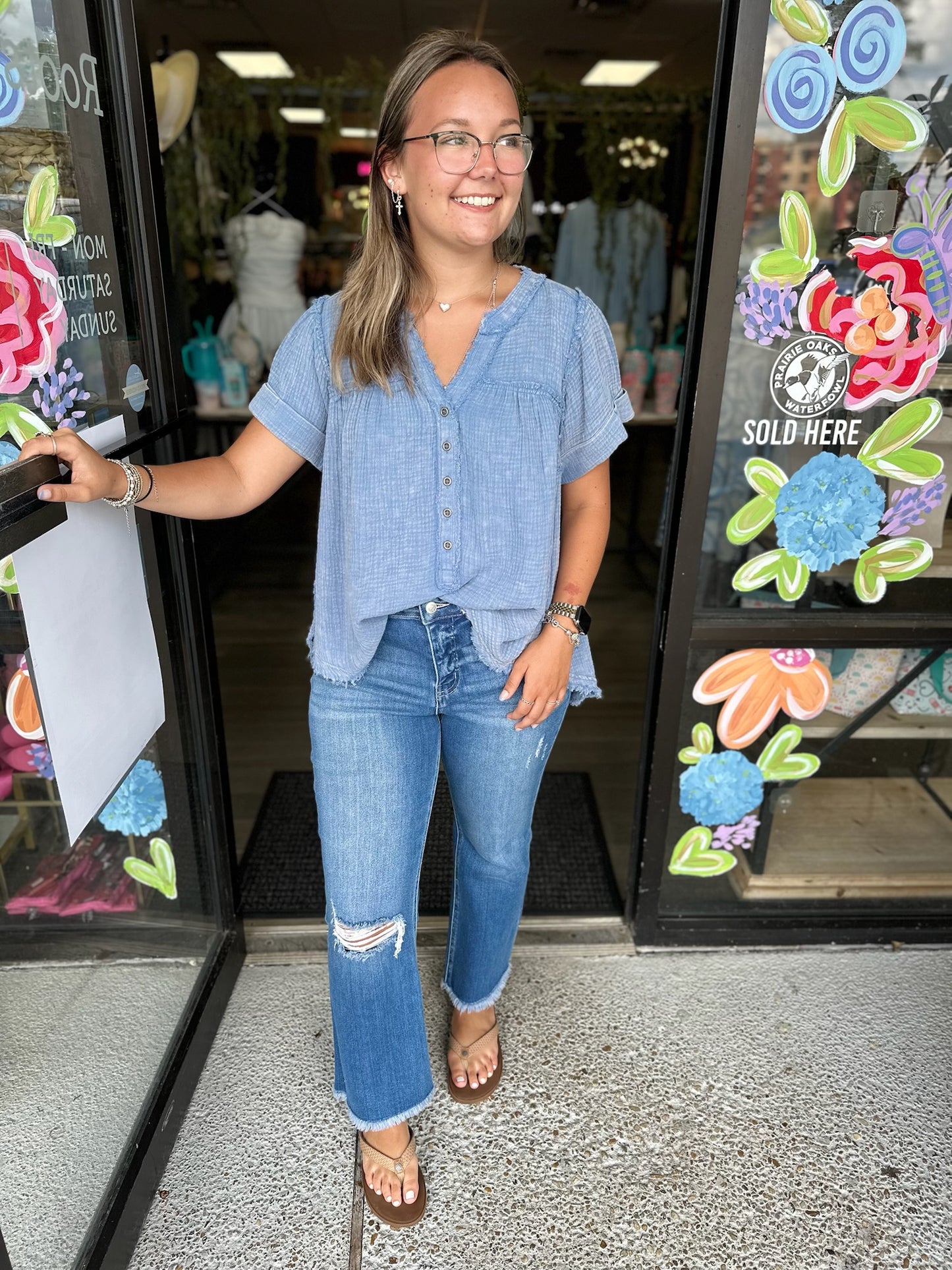 Madi Top - Denim