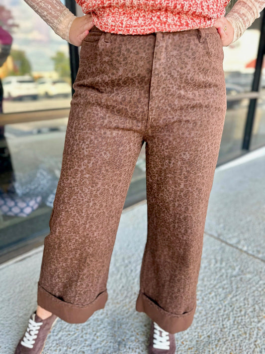 Leopard Babe Pants