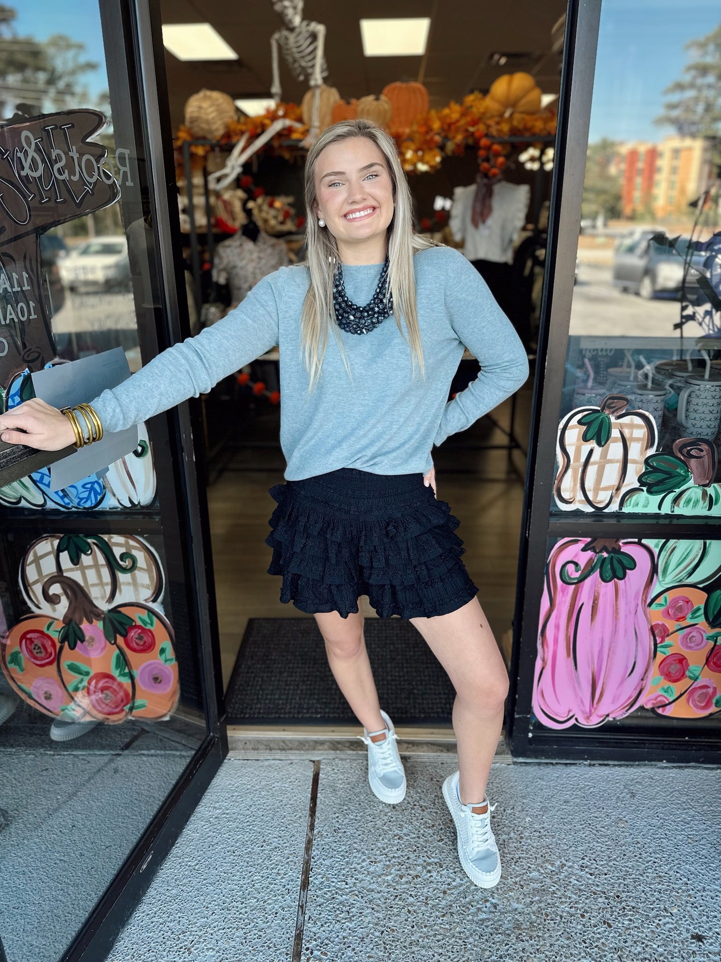 Ruffled Away Skort