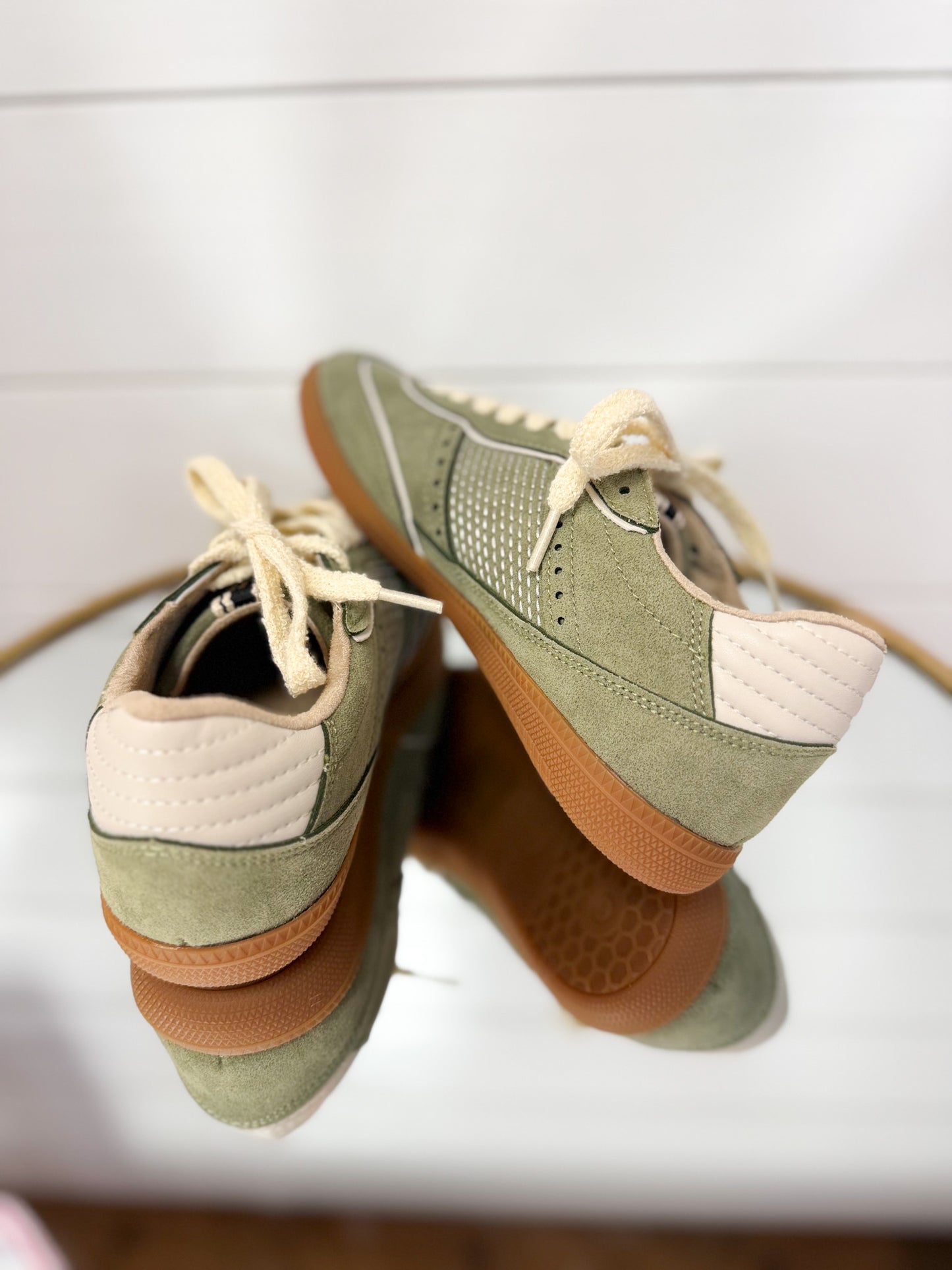 Sophie - Olive Suede