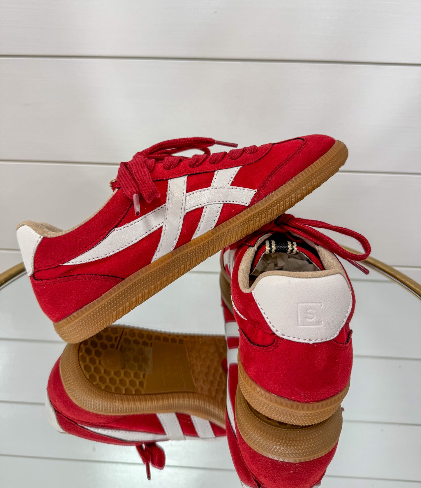 Sasha- Red Suede