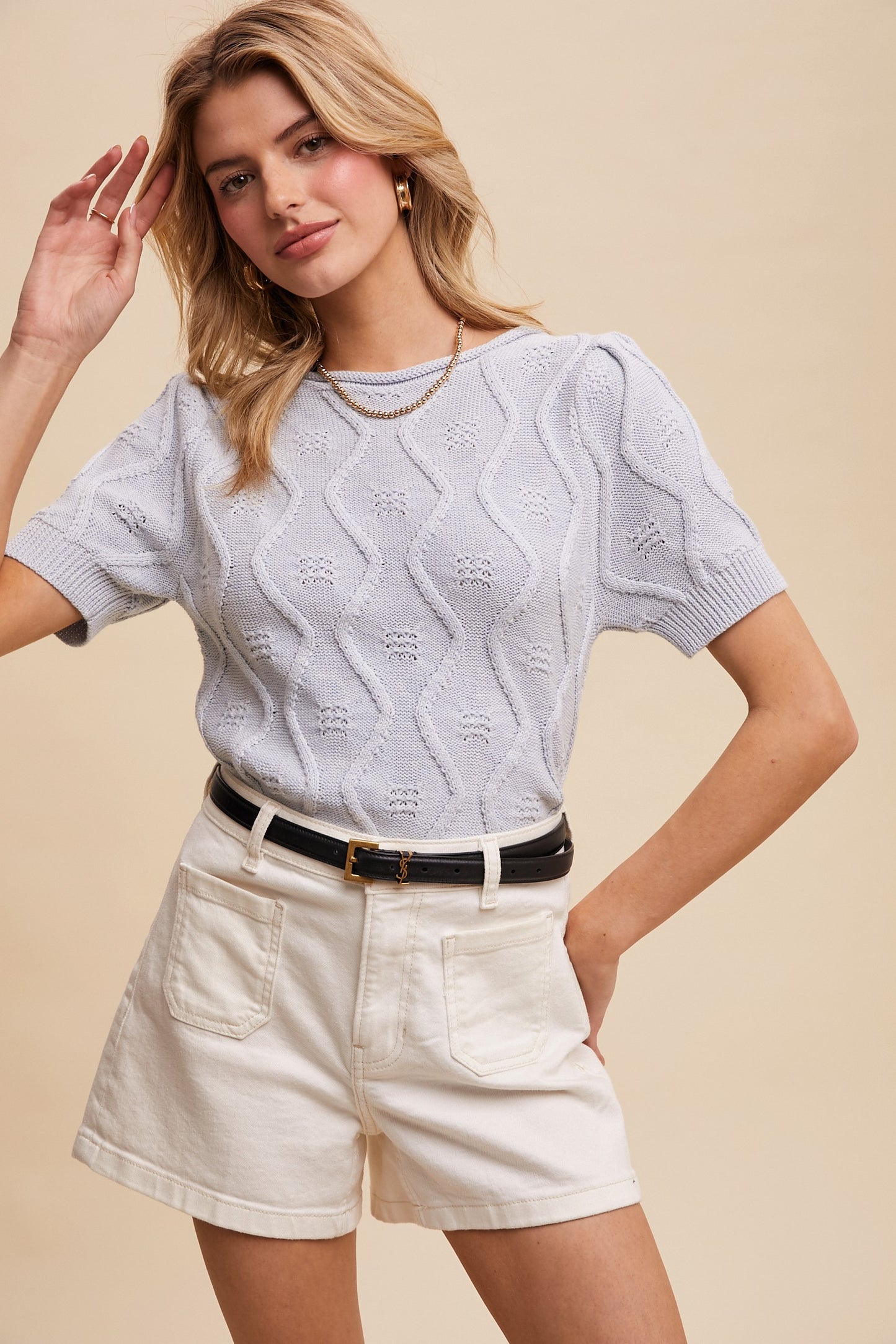 Textured Kisses Top
