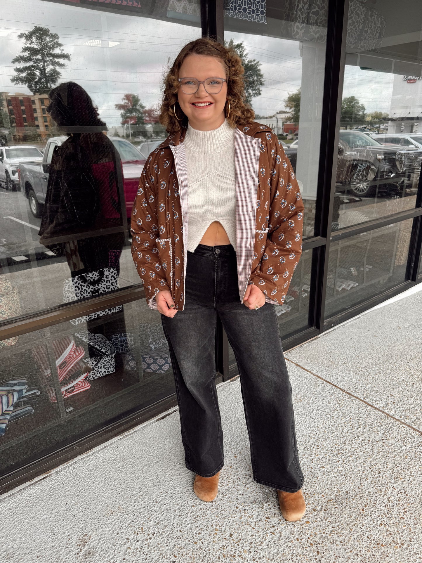 Fall Cutie Jacket-Mocha