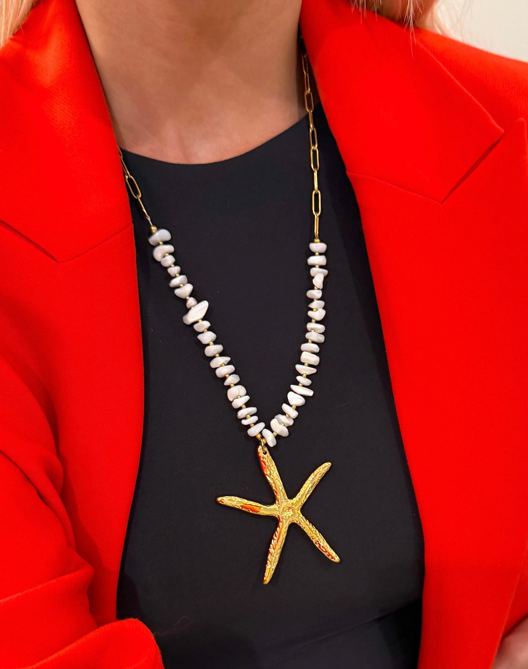 xl starfish necklace