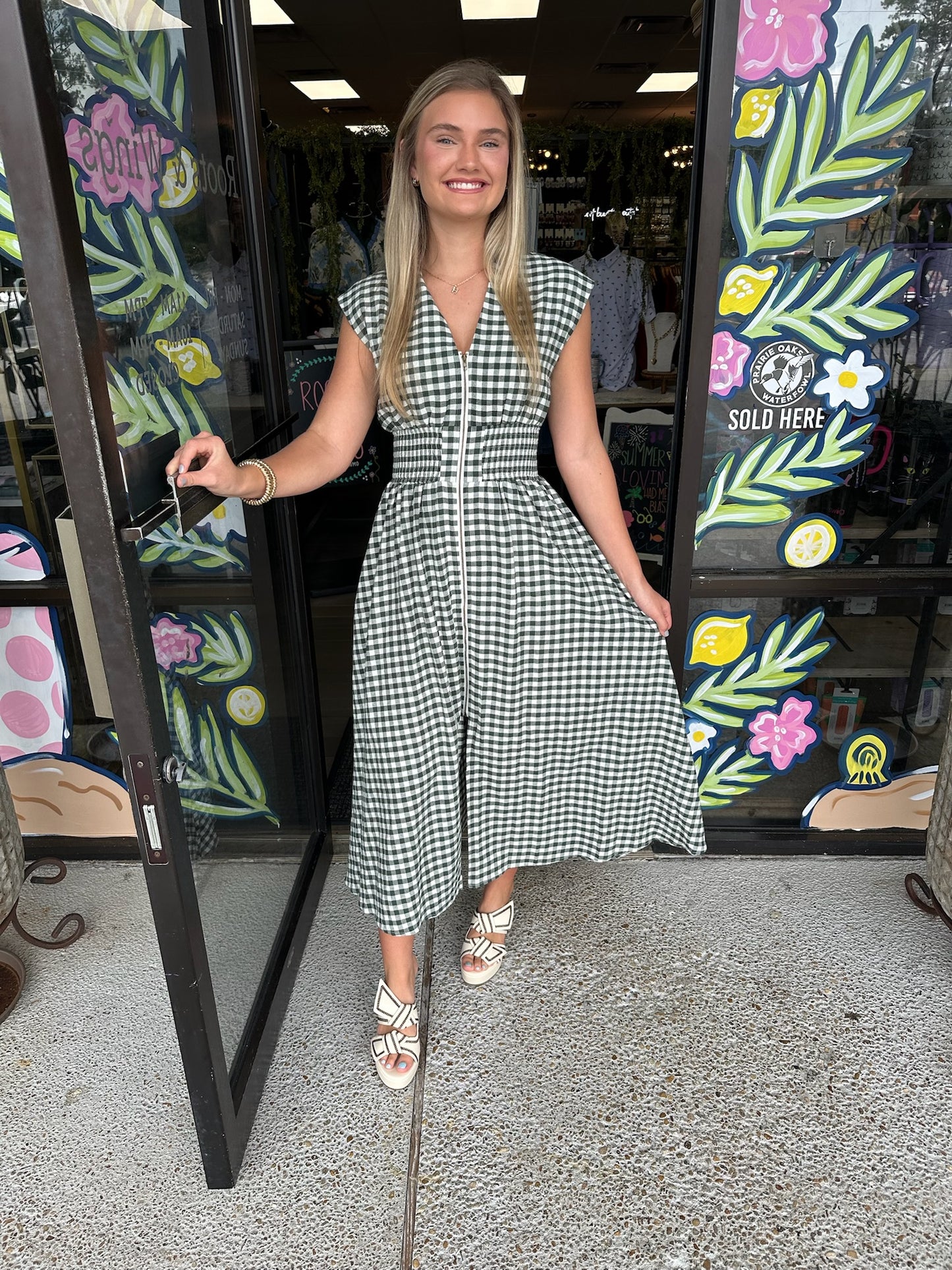 Gingham Time Midi