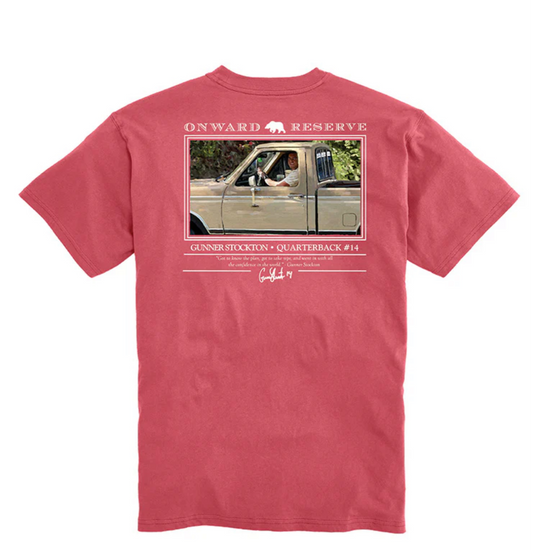 Gunner Stockton Tee- Washed Red