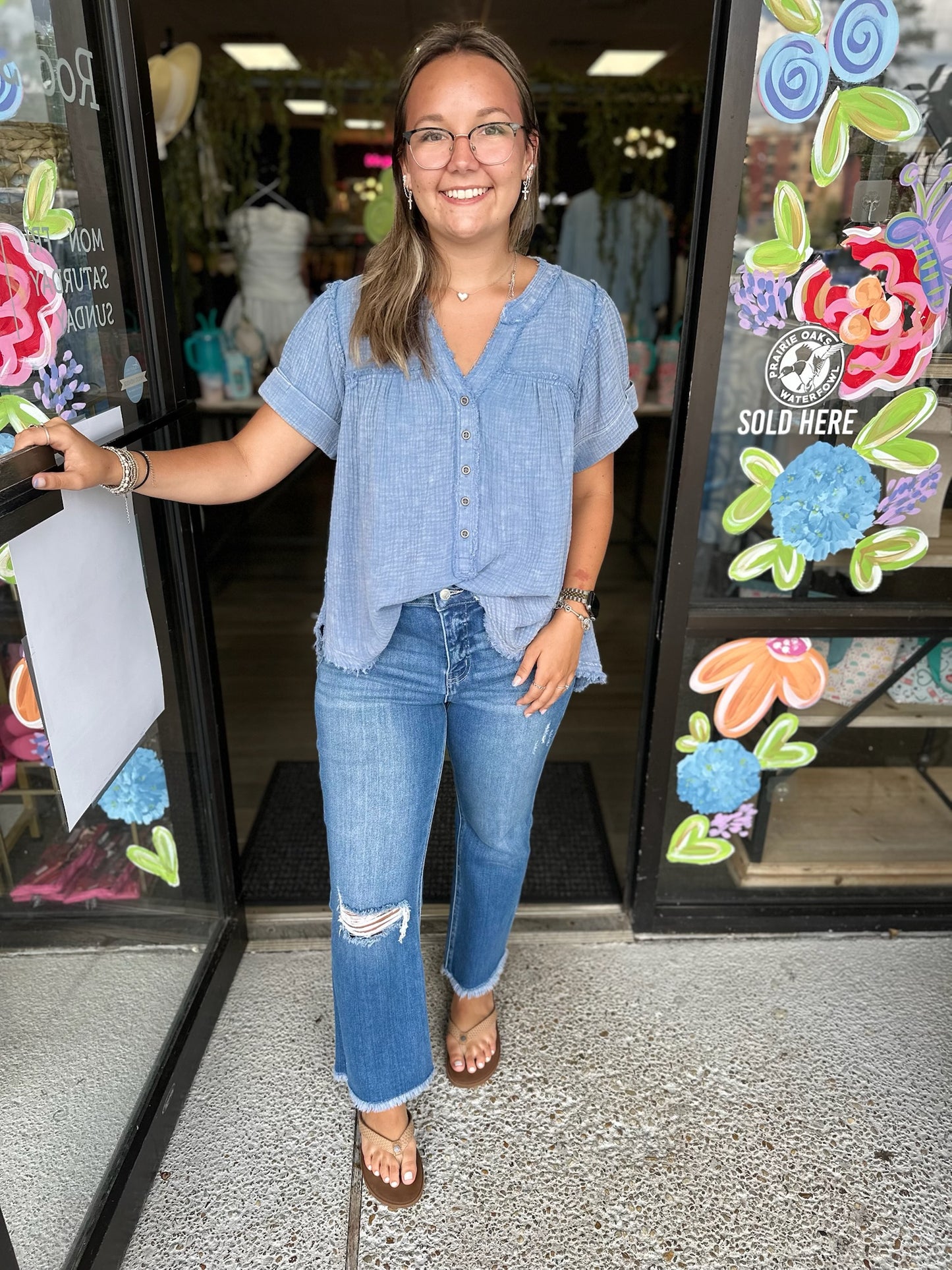 Madi Top - Denim