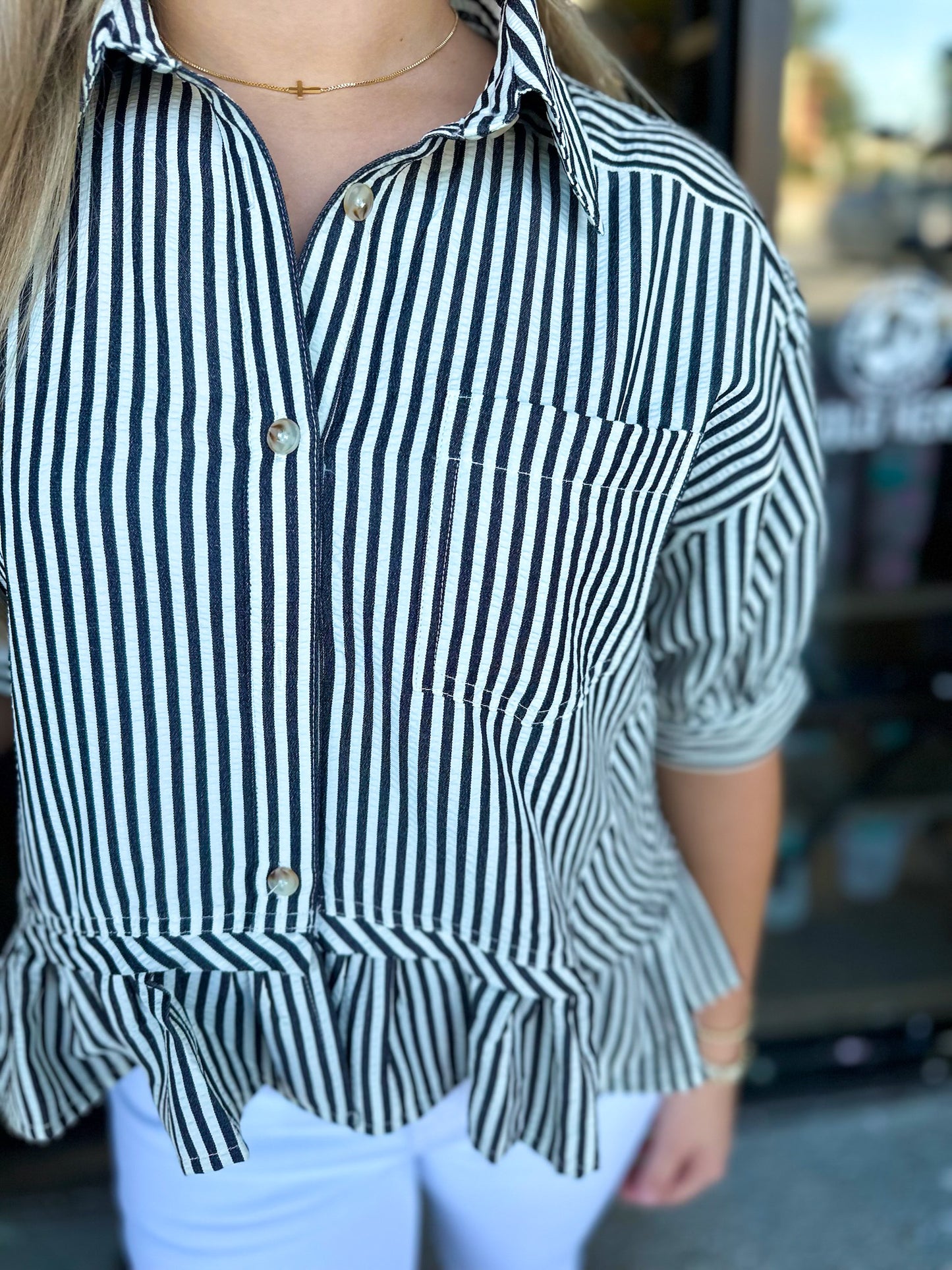 Striped Babe Top