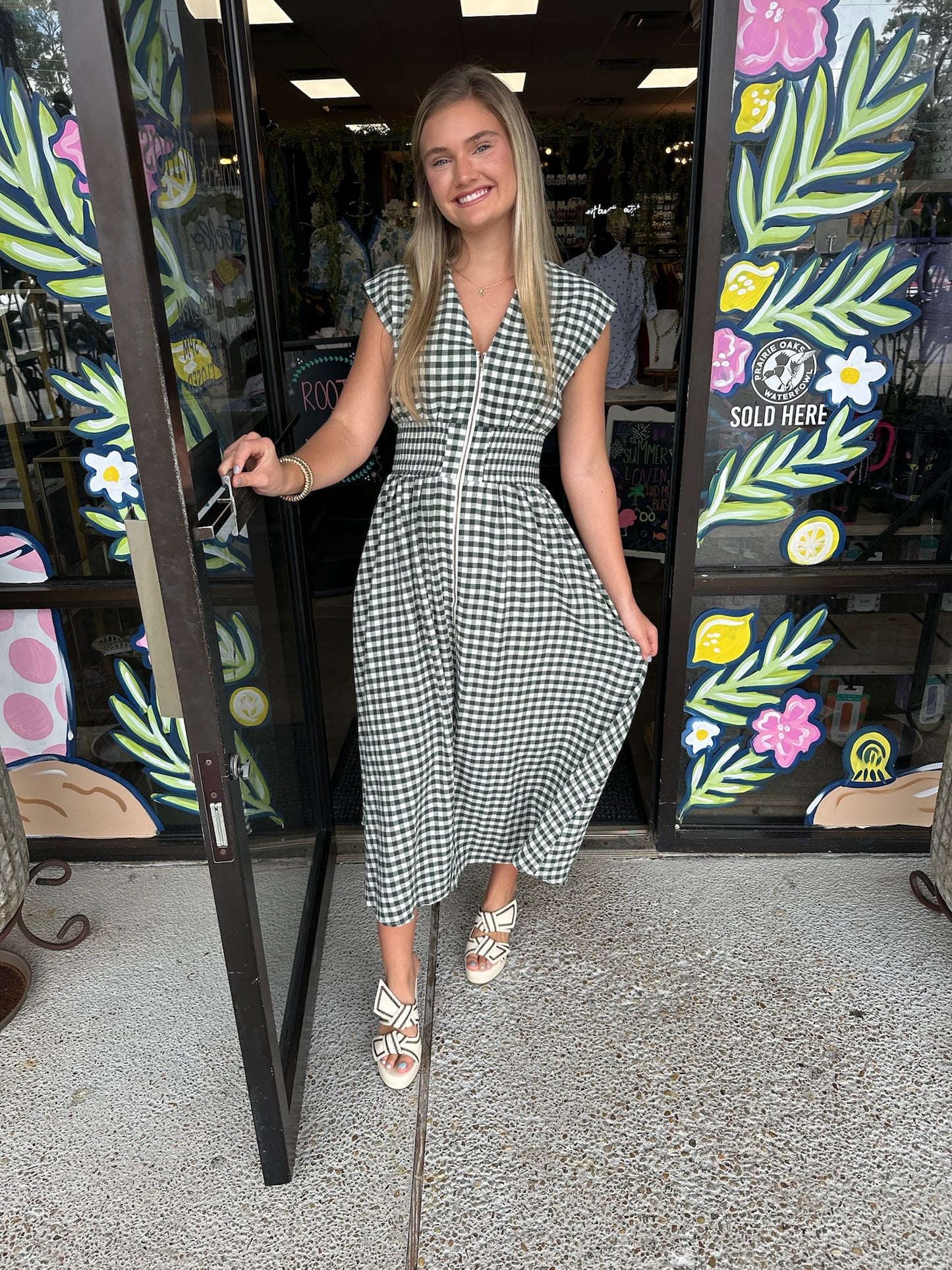 Gingham Time Midi