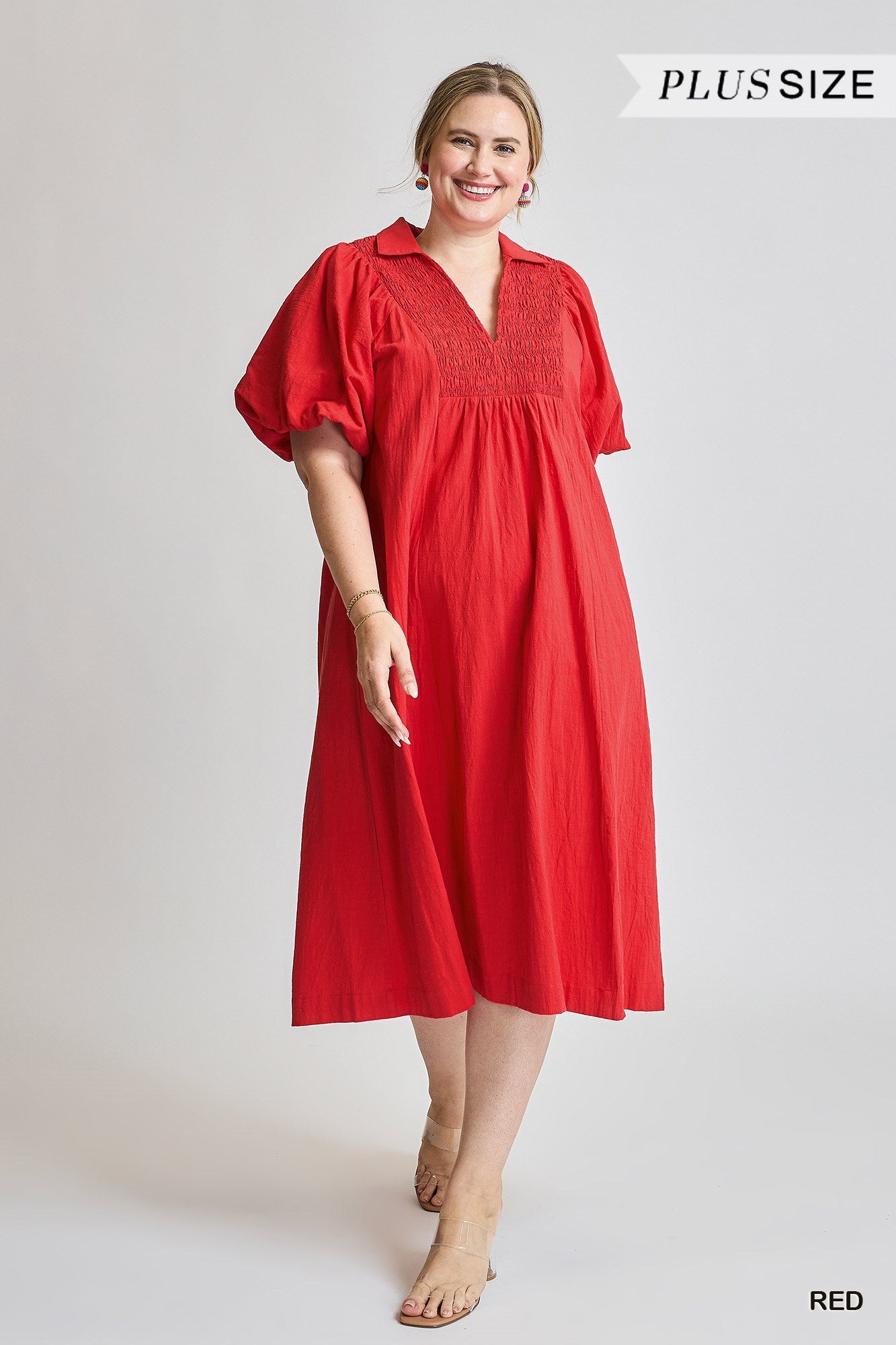 Vintage Midi-Red