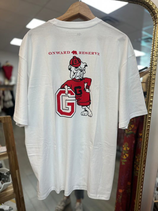 Georgia G Dog Tee-White
