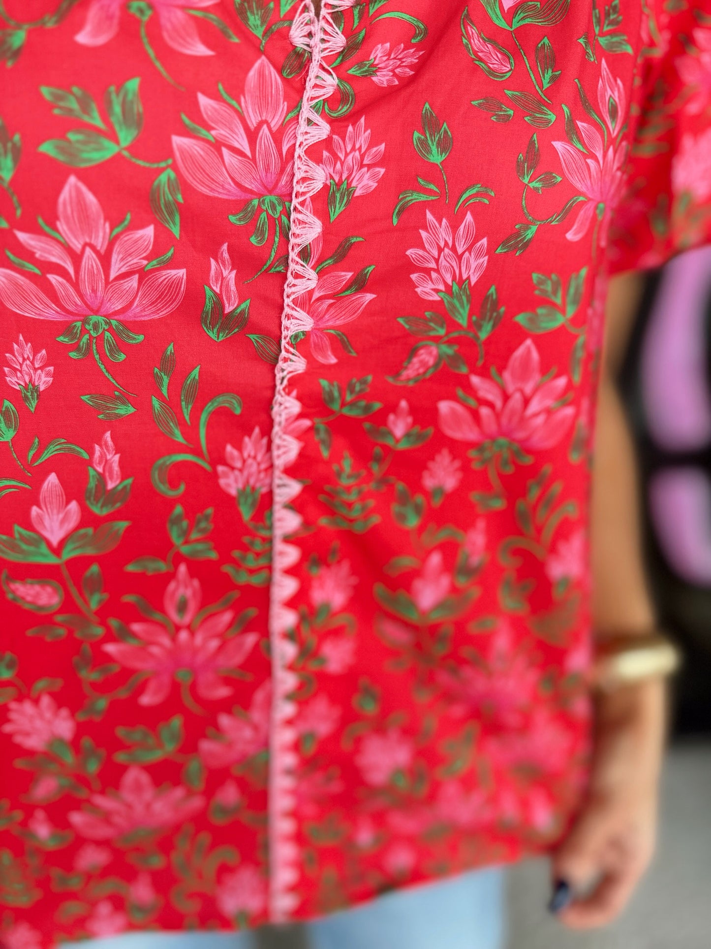 kelsea top - red