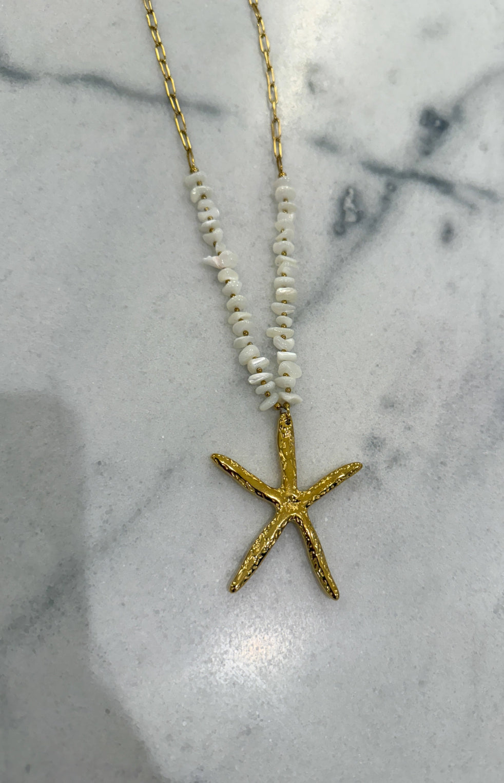 xl starfish necklace