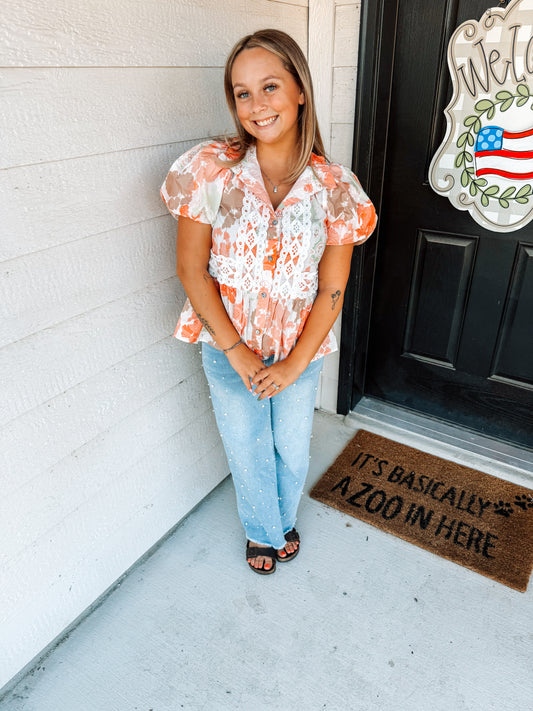 Kelly Top - Orange Mix